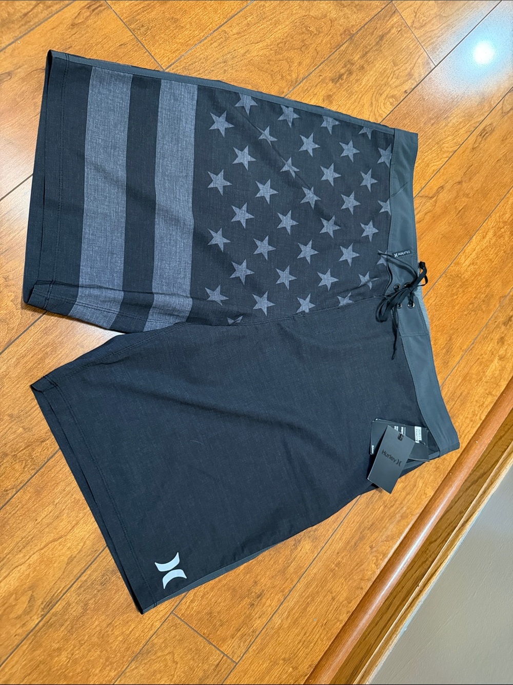Hurley Black Star & Stripe Surf Boardshorts